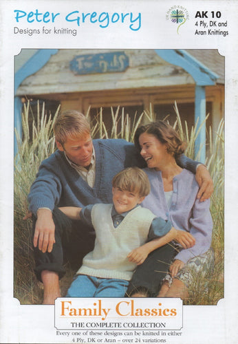 Peter Gregory Knitting Booklet Family Classics – AK10