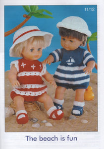 Peter Gregory Knitting Booklet AK11 Dolls Clothes & Premature Babies