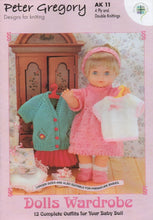 Load image into Gallery viewer, Peter Gregory Knitting Booklet AK11 Dolls Clothes &amp; Premature Babies