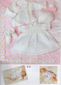 Peter Gregory Knitting & Crochet Booklet AK17 Outfits for A New Baby