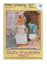 Load image into Gallery viewer, Peter Gregory Knitting Booklet AK18 Dolls Clothes &amp; Premature Babies