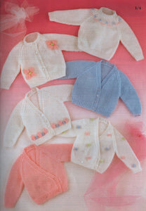 Peter Gregory Knitting Booklet AK1 Babys First Wardrobe Outfits
