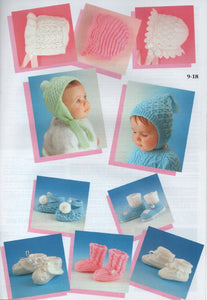 Peter Gregory Knitting Booklet AK1 Babys First Wardrobe Outfits