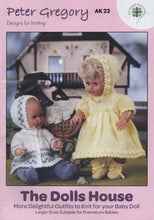 Load image into Gallery viewer, Peter Gregory Knitting Booklet AK22 Dolls Clothes