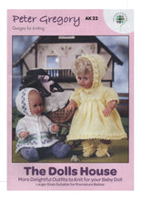 Load image into Gallery viewer, Peter Gregory Knitting Booklet AK22 Dolls Clothes