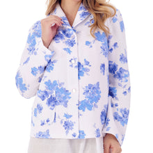 Load image into Gallery viewer, Slenderella Ladies Bold Floral Mock Quilt Bed Jacket (2 Colours)