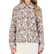 Load image into Gallery viewer, Slenderella Ladies Damask Waffle Fleece Bed Jacket
