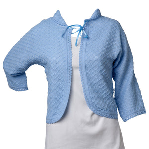 Slenderella Ladies Lightweight Bed Jacket with Peter Pan Collar (3 Colours)