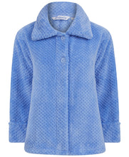 Load image into Gallery viewer, Ladies Slenderella Waffle Fleece Button Up Bed Jacket (7 Colours)