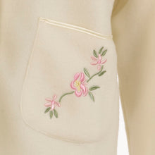 Load image into Gallery viewer, Slenderella Ladies Polar Fleece Floral Embroidered Bed Jacket (Various Colours)