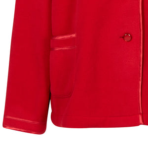 Slenderella Ladies Button Up Anti Pill Polar Fleece Bed Jacket (6 Colours)