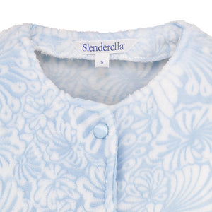 Slenderella Ladies Floral Jacquard Soft Fleece Bed Jacket (Small - XXL)