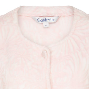 Slenderella Ladies Floral Jacquard Soft Fleece Bed Jacket (Small - XXL)