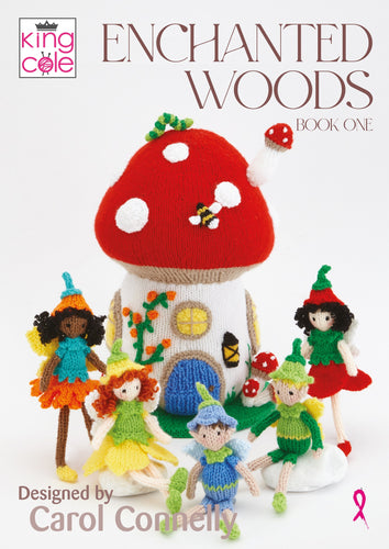 King Cole Enchanted Woods Knitting Book 1 Woodland Homes & Fairies