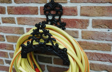 Load image into Gallery viewer, Cast Iron Wall Mounted Garden Hose Holder
