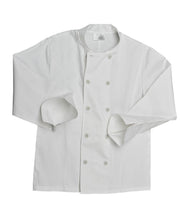 Load image into Gallery viewer, Long Sleeved Chefs Jacket with Rubber Buttons XXL (White)