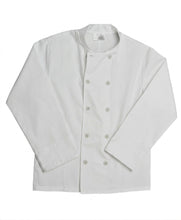 Load image into Gallery viewer, Long Sleeved Chefs Jacket with Rubber Buttons XXL (White)