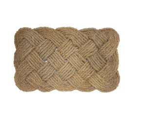 All Natural Coir Woven Rope Mat (75cm x 45cm)