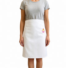 Load image into Gallery viewer, Embroidered Cupcake Waist Apron Bib