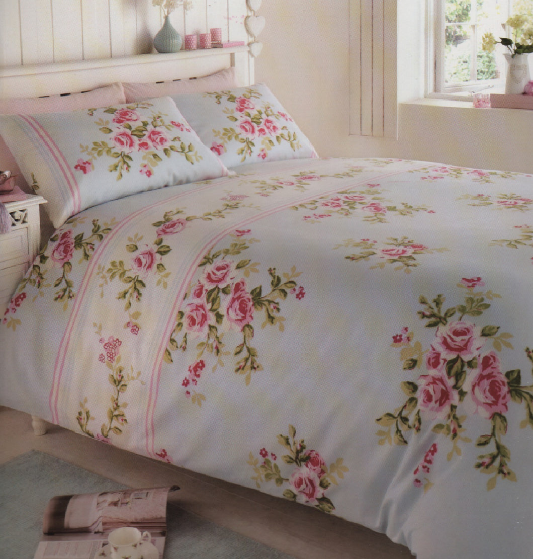 Chintz Super King Duvet Set (Pink or Blue)