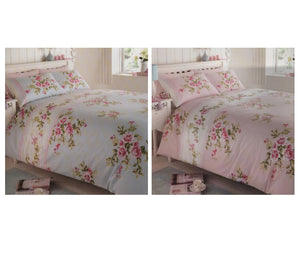 Chintz Super King Duvet Set (Pink or Blue)