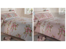 Load image into Gallery viewer, Chintz Super King Duvet Set (Pink or Blue)