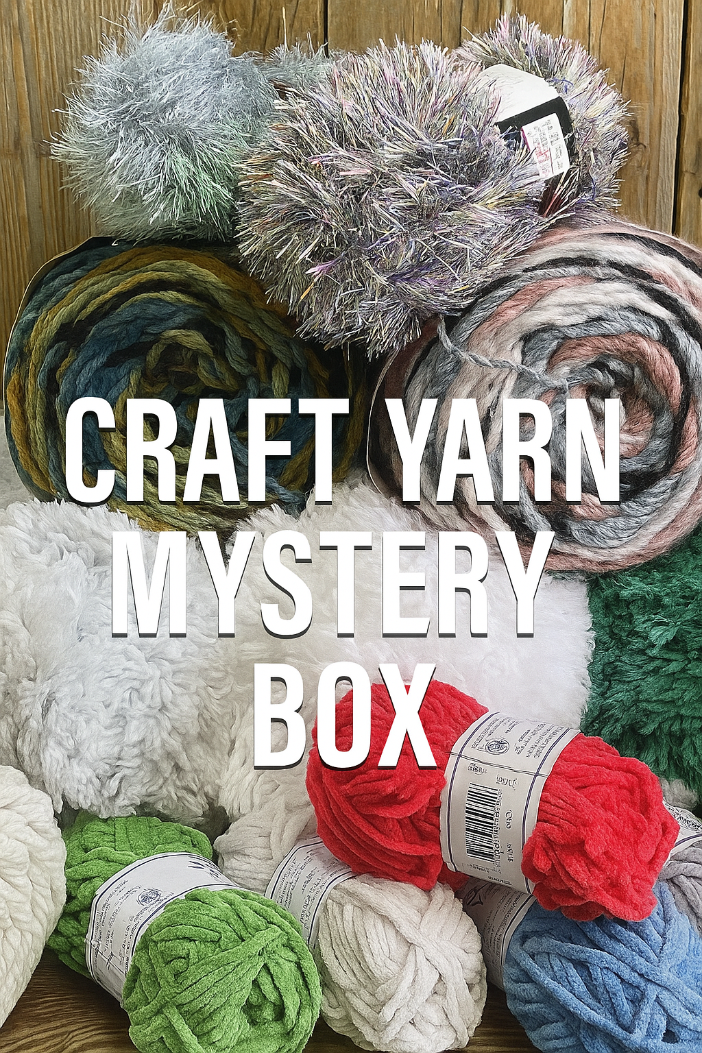 Craft Mystery Box Macrame Cord & Yarn Bundle 2KG