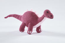 Load image into Gallery viewer, King Cole Dinosaur Land Knitting Book 1 to make T-Rex, Triceratops &amp; Diplodocus Knitted Toys