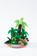 Load image into Gallery viewer, King Cole Dinosaur Land Knitting Book 1 to make T-Rex, Triceratops &amp; Diplodocus Knitted Toys