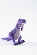 Load image into Gallery viewer, King Cole Dinosaur Land Knitting Book 1 to make T-Rex, Triceratops &amp; Diplodocus Knitted Toys