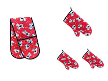 Load image into Gallery viewer, Quilted Double Oven Glove or Gauntlet (Dog &amp; Bone)