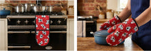Load image into Gallery viewer, Quilted Double Oven Glove or Gauntlet (Dog &amp; Bone)