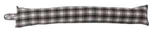 Poly Wool Checked Fabric Draught Excluder (3 Colours)