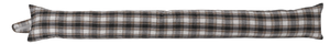 Poly Wool Checked Fabric Draught Excluder (3 Colours)