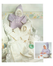 Load image into Gallery viewer, Peter Gregory Early Days Baby Outfits Knitting &amp; Crochet Booklet (EX1)