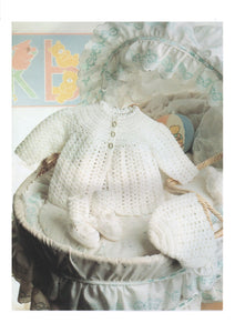 Peter Gregory Early Days Baby Outfits Knitting & Crochet Booklet (EX1)