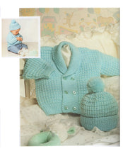 Load image into Gallery viewer, Peter Gregory Early Days Baby Outfits Knitting &amp; Crochet Booklet (EX1)