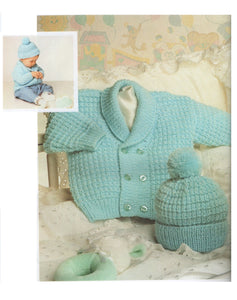 Peter Gregory Early Days Baby Outfits Knitting & Crochet Booklet (EX1)