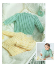 Load image into Gallery viewer, Peter Gregory Early Days Baby Outfits Knitting &amp; Crochet Booklet (EX1)