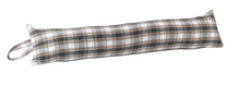 Load image into Gallery viewer, Poly Wool Checked Fabric Draught Excluder (3 Colours)