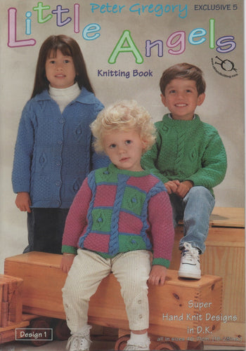 Peter Gregory Little Angels Kids Clothes Knitting Booklet (EX5)