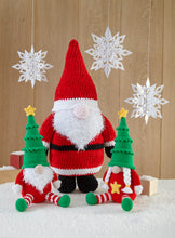 Load image into Gallery viewer, King Cole Christmas Crochet Book 9 Tree Hat, Reindeer &amp; Santa Gonks