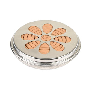 Citronella Scent Coils & Metal Stand - Mosquito Repellent (Pack of 10 or 20)