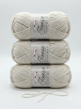 Load image into Gallery viewer, King Cole Finesse Cotton Silk DK Yarn  Pack of 3 (White)