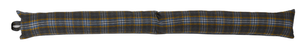 Poly Wool Checked Fabric Draught Excluder (3 Colours)