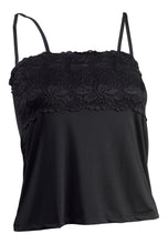 Load image into Gallery viewer, Slenderella &#39;Gaspe&#39; Ladies Microfibre Floral Lace Cami Top UK 10 - 20 (3 Colours)