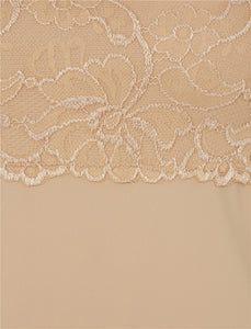 Slenderella 'Gaspe' Ladies Microfibre Floral Lace Cami Top UK 10 - 20 (3 Colours)