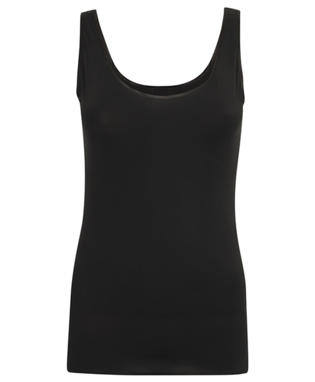 Slenderella 'Gaspe' Ladies Microfibre Tank Vest Top UK 10 - 20 (3 Colours)