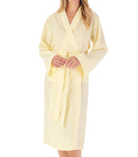 Load image into Gallery viewer, Slenderella Ladies Circular Dobby Dot Cotton Dressing Gown (3 Colours)