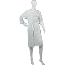Load image into Gallery viewer, Slenderella Ladies Floral Dressing Gown Mint Floral Design Size 12-14